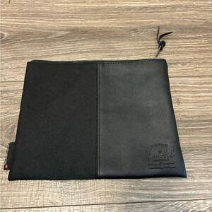 The Herschel Black 9.5” x 7.5” Make-Up Bag. Logo: Virgin Atlantic. NEW.